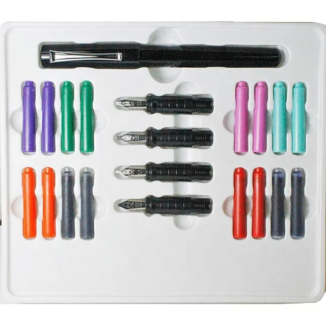 Calligraphy fountain pen set