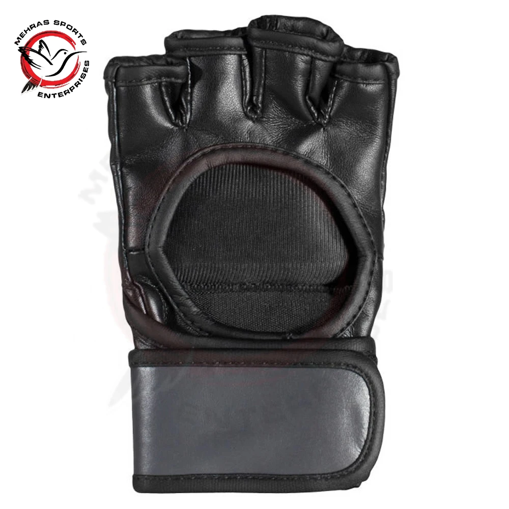 Custom logo Muay Thai Punching Boxing Mma Gloves Half Finger Mma Gloves