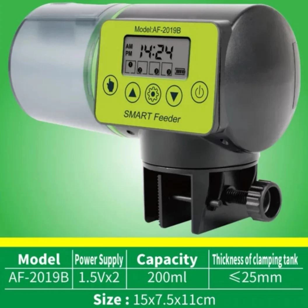 
Cool Automatic Fish Feeder Digital Fish Tank Aquarium Electrical Plastic Timer Feeder Food Feeding Dispenser Tool Fish Feeder 