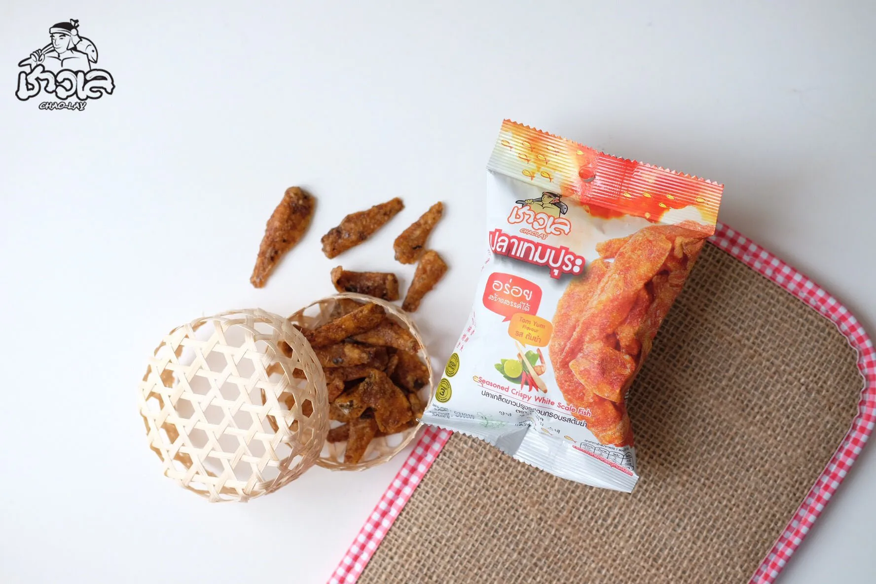 Great Price Crispy White Sardine Fish Tom Yum Flavor - Hot and Spicy Seafood Snack Product of Thailand