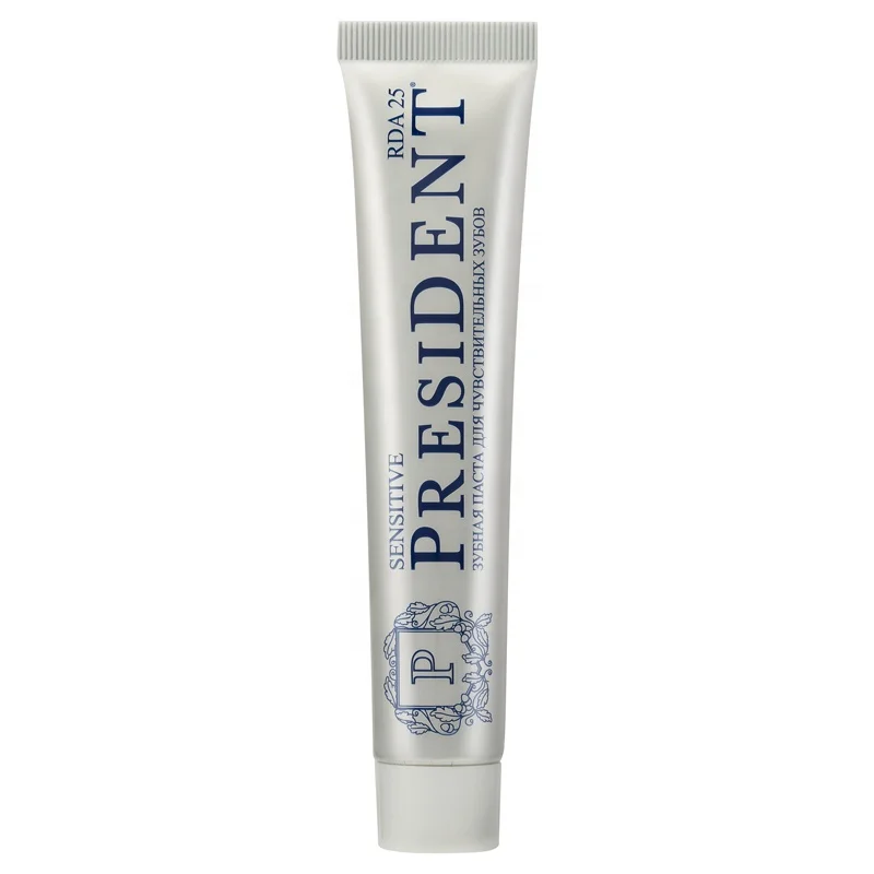 
toothpaste PRESIDENT Sensitive (25 RDA) 75 ml 