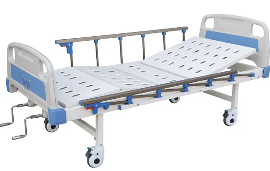 
ABS Headboard 2 Crank Double Function Manual Hospital Medical Bed 