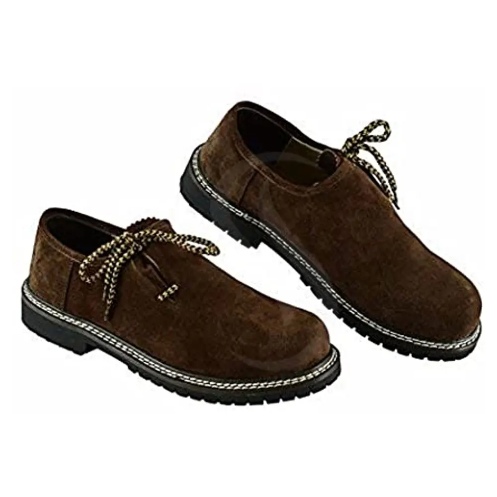 Lederhosen Shoes Dark Brown Bavarian Lederhosen Shoes