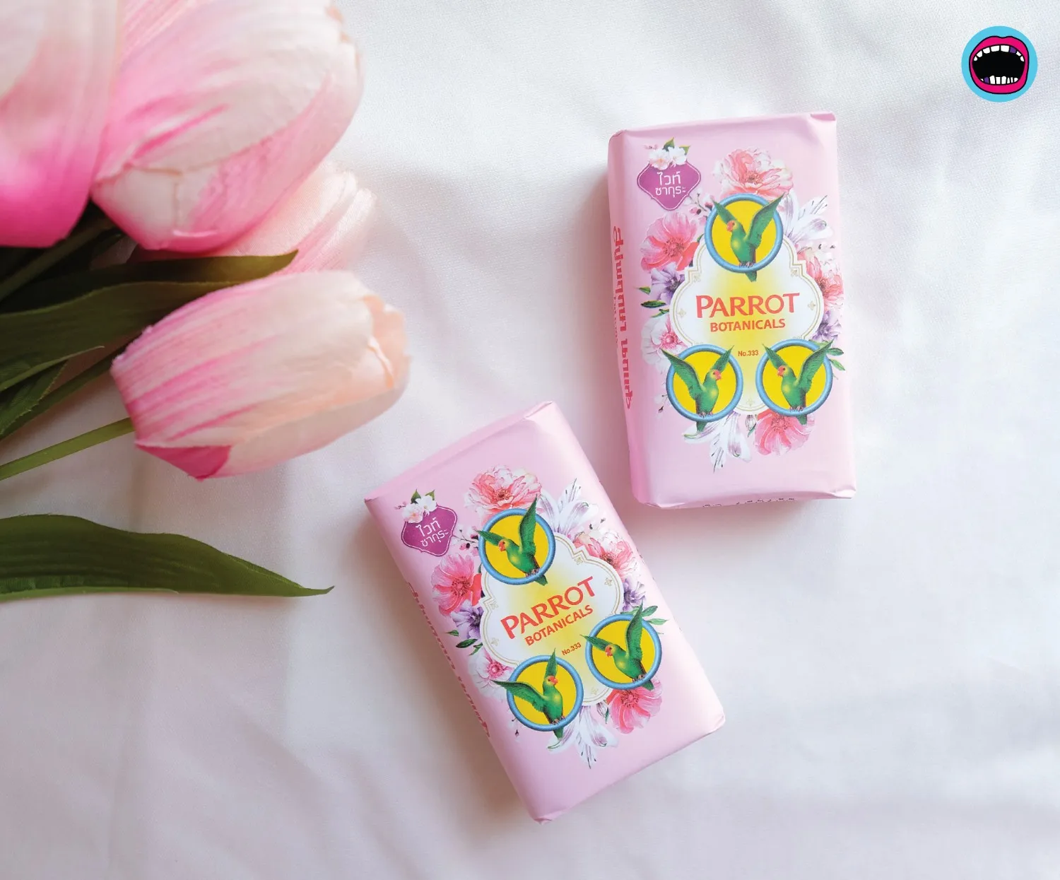 
Herbal Ingredient Body Face Wash Usage Premium Parrot Soap bar natural flowers whitening From Thailand 