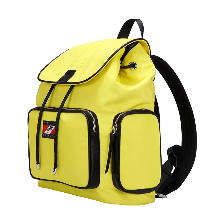 New unisex  casual backpack fashion luxury nylon leather backpack