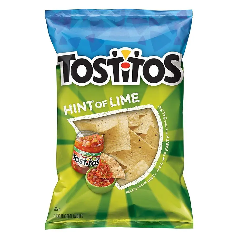 
Tostitos Restaurant Style Hint of Lime Tortilla Chips 411g 