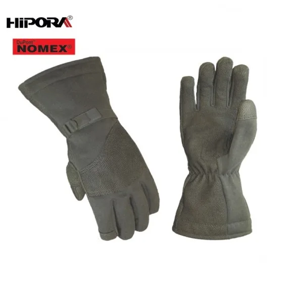Flight Flyers Gloves Nomex Touch Screen Pilot Fire Resistant Fire Proof Water Proof Leather Gloves from Pakistan