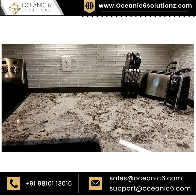 Лидер продаж лучший дизайн Аляска белый гранит оптовый поставщик