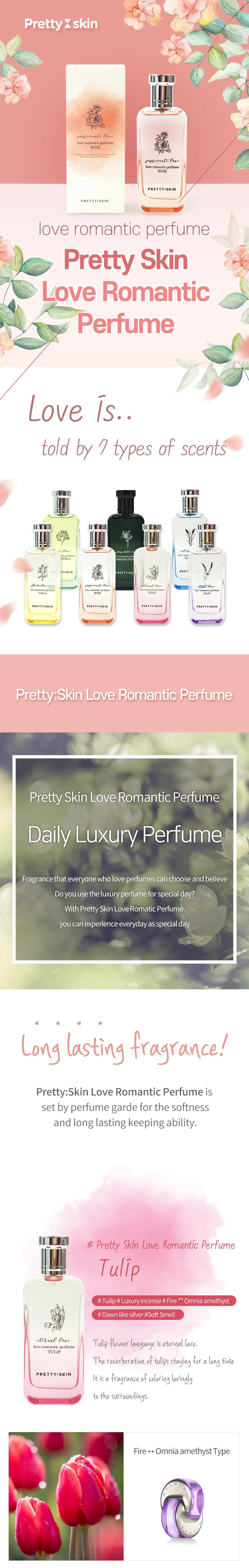 
Top Product Luxury Perfume Miss Vietnam Pretty Skin Love Romantic Perfume Tulip 