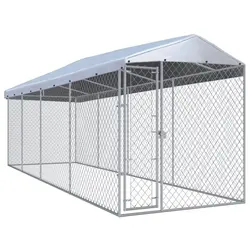 Temporary dog fence   puppy playpen cage  chain link fence  8 panels