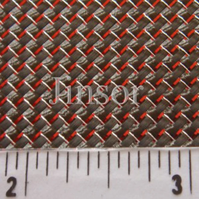 high quality Red reflection  3k Carbon fiber Fabric