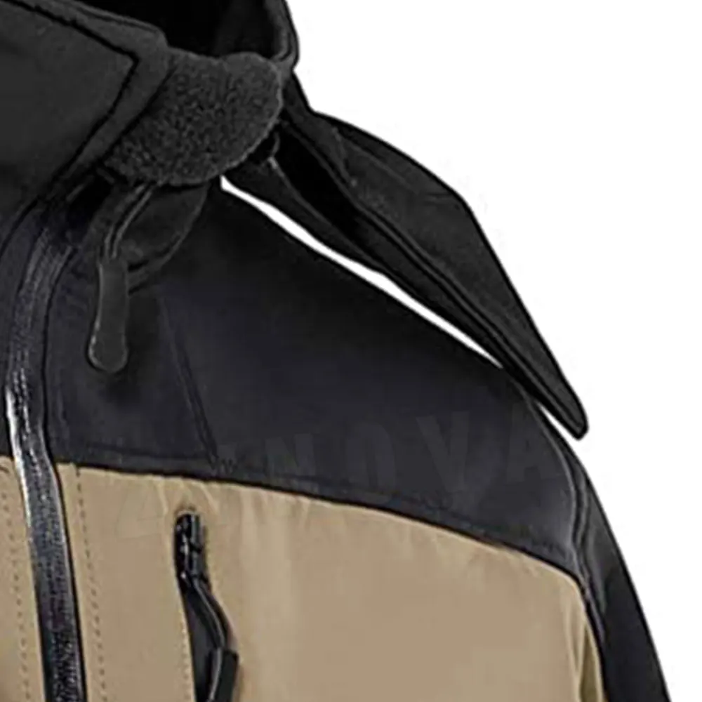 
Custom Print New Softshell Jacket Men Waterproof Windproof Thermal Fleece Outdoor Hooded Jacket Windbreaker Jacket 