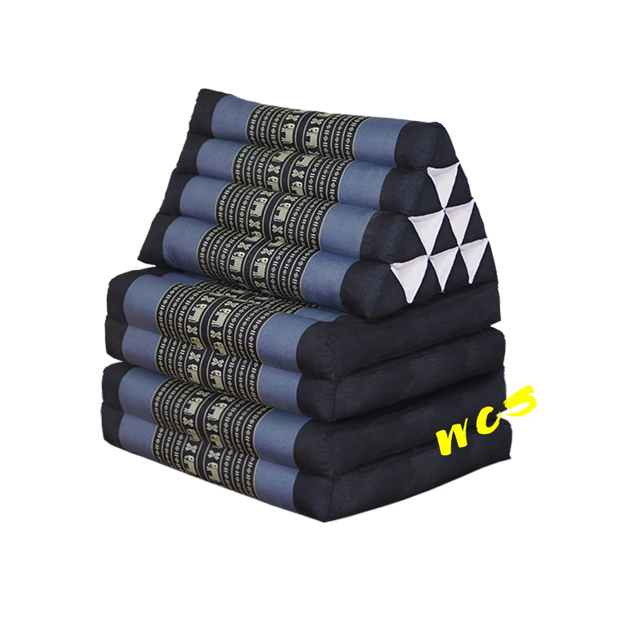 Thai Triangle Pillow Seat Cushions Genuine Made In Thailand High Quality Craftsmanship 4 Fold Type