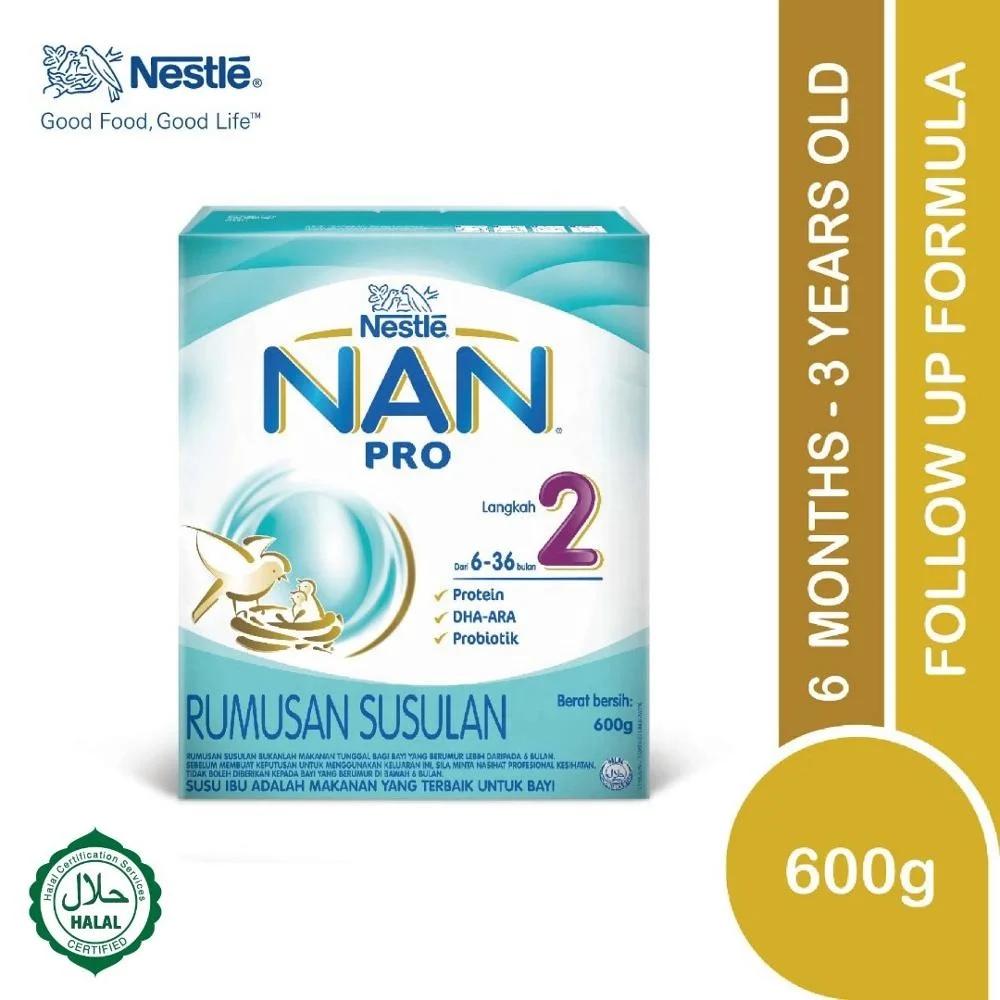
NAN PRO 2 6 TO 36 MONTH 600 GRAM 