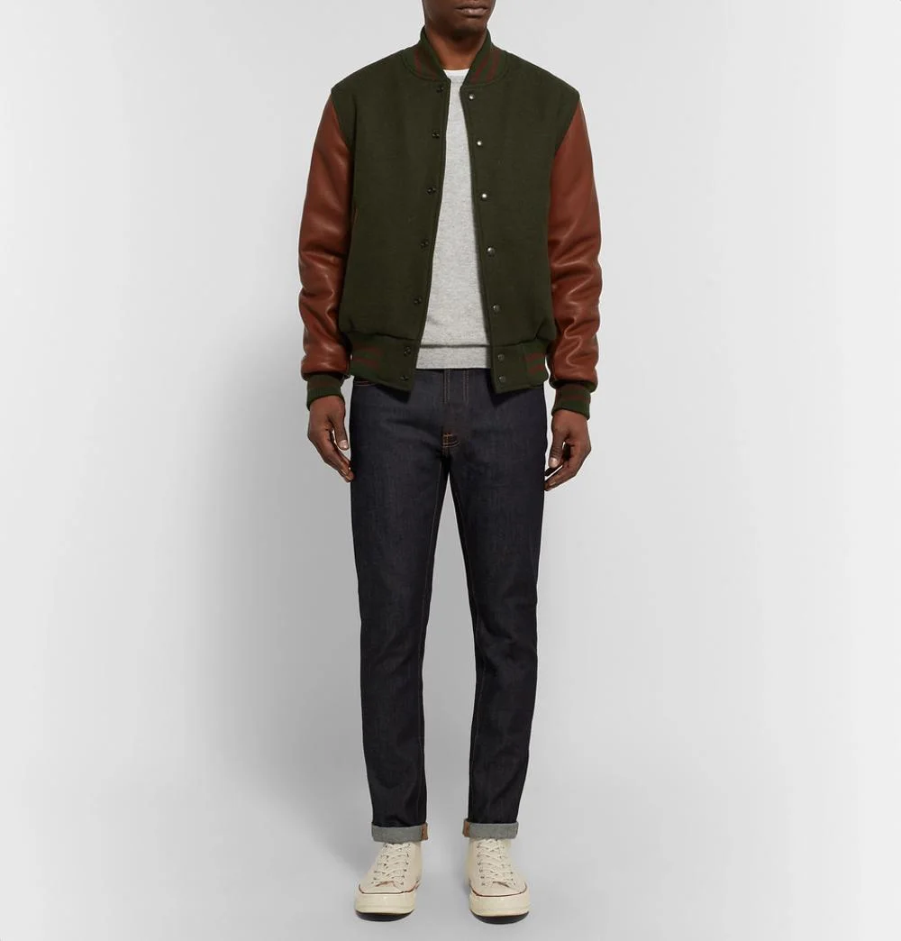 2021 Wholesale Men Custom Cotton Fleece Baseball Jacket Letterman Blank Hooded Varsity Jacket