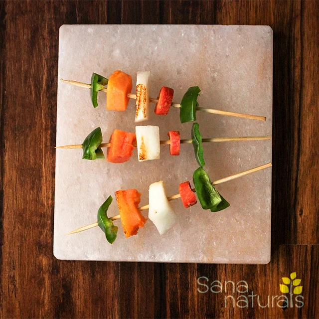 Square Shaped Cooking Salt Plate / Food Grade Salt Plate for Cooking / Pink Edible Salt Plate