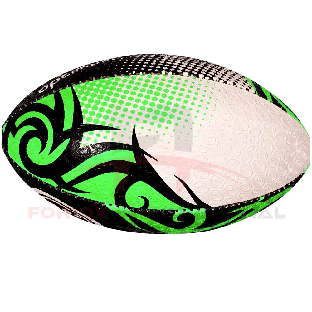 Изготовленный на заказ высококачественный материал для мячей регби самый продаваемый RugbyBall тренировок