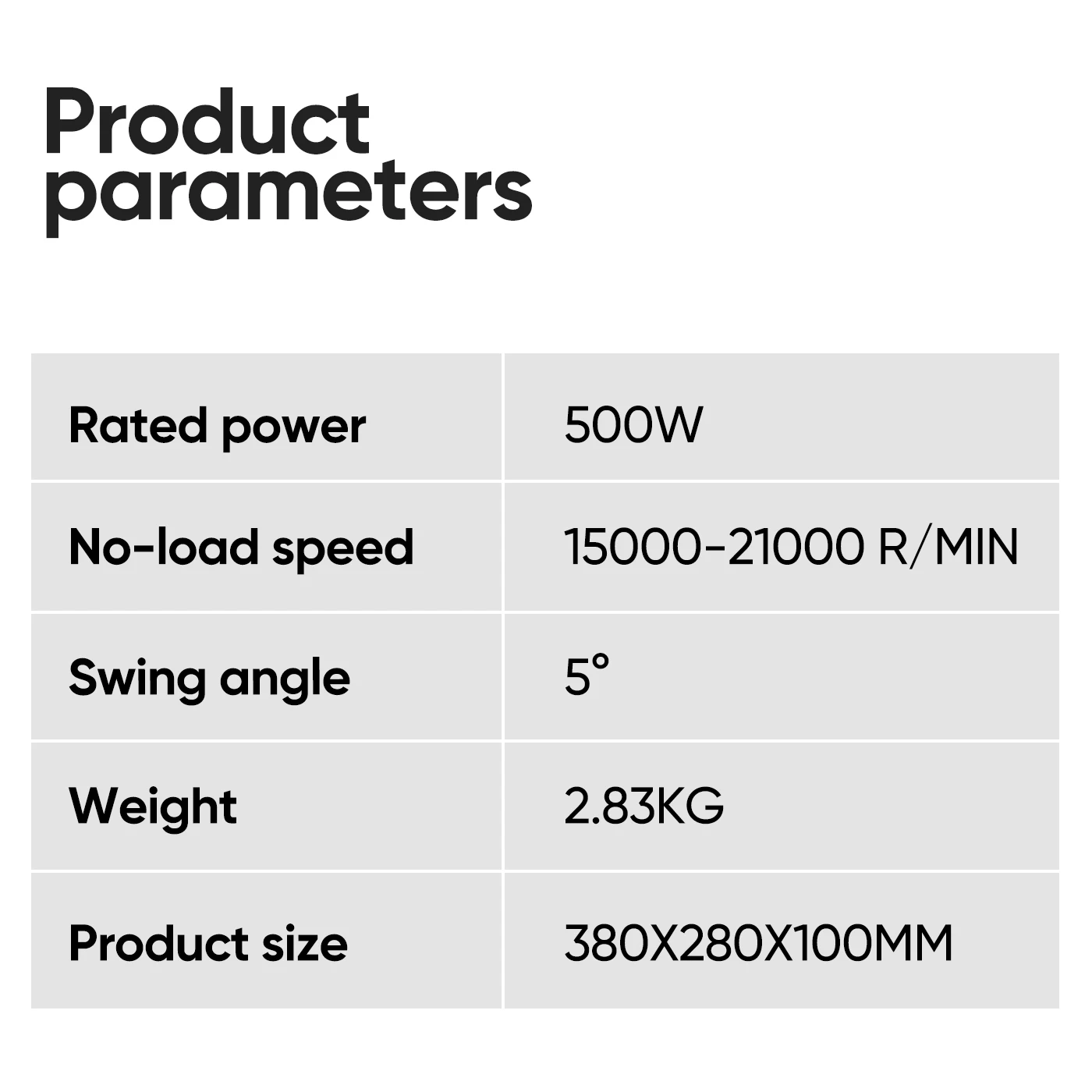 Variable Speed Electric Multi-Function Saw Oscillating Multi Tool Swing Shovel