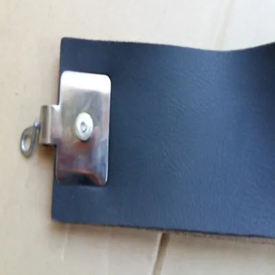 Индивидуальная Экологически чистая бритва для бритья точилка 2-слойная натуральная кожа нержавеющая сталь шелкография логотип удаление волос бритье