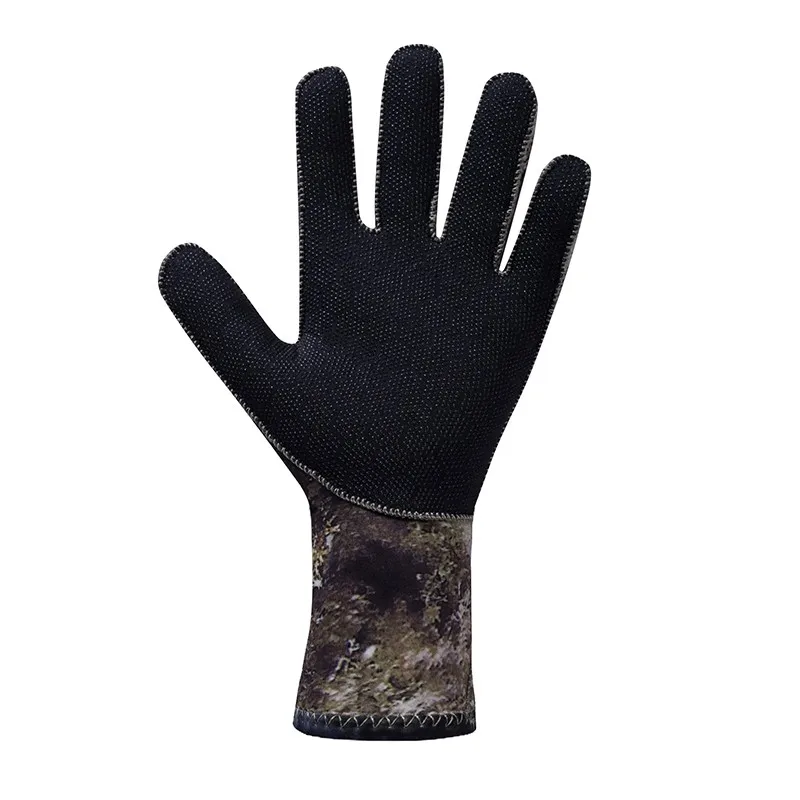 OEM new arrival 3mm neoprene sublimation print adults swimming gloves camo diving gloves