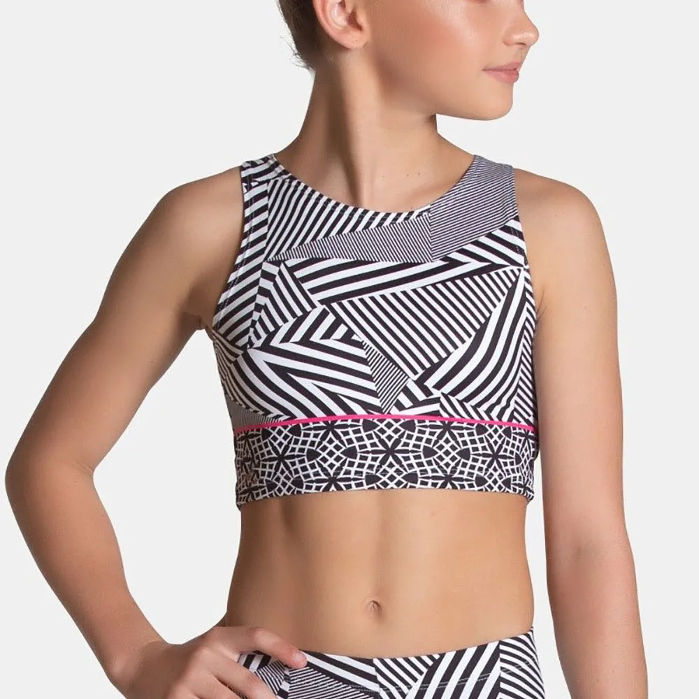 Customized breathable OEM Kids Multi Solid Color Pattern Print Fitness Yoga Wear Baby Girls Sports Hot Child Gym Bra