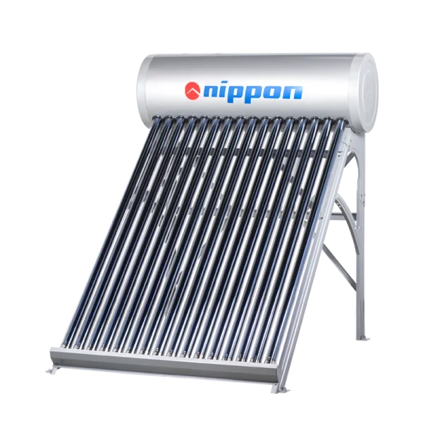 Pressurized 240 l computer controlled solar water heater Nippon PS 240