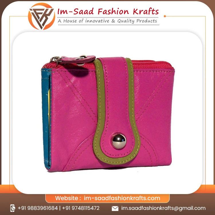 2023 Wholesale Fashion Cheap Red Long Zipper Pu Leather Hand Bag Ladies Clutch Women Wallet