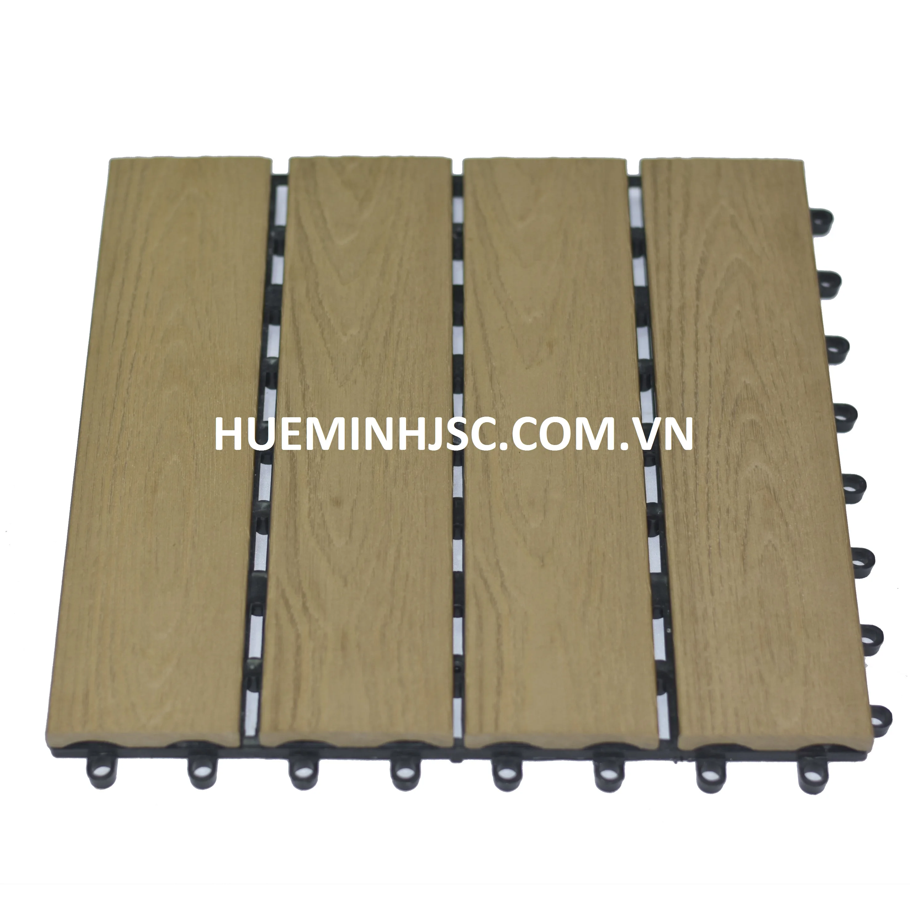 WPC Decking Tiles Eco friendly outdoor deck High quality wooden WPC Interlocking decking tiles made in Vietnam