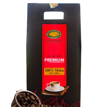 100% classic roasted moka coffee, made in Vietnam with high quality, wholesale price