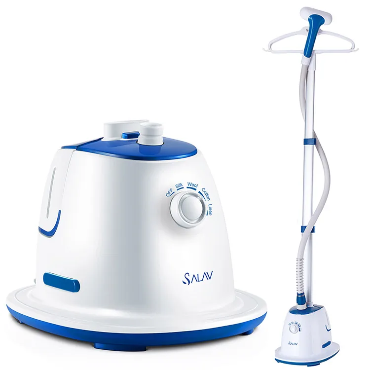 Salav Vertical 360 Degree Rotary Hanger Various Steam Setting Wide Bar Powerful Garment Steamer Steam Iron For Fabric Clothes