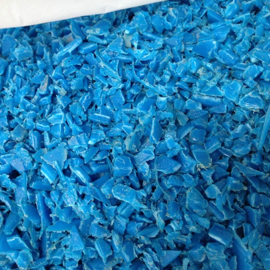 Высококачественная переточка барабанов HDPE/голубые барабанные хлопья HDPE/лом