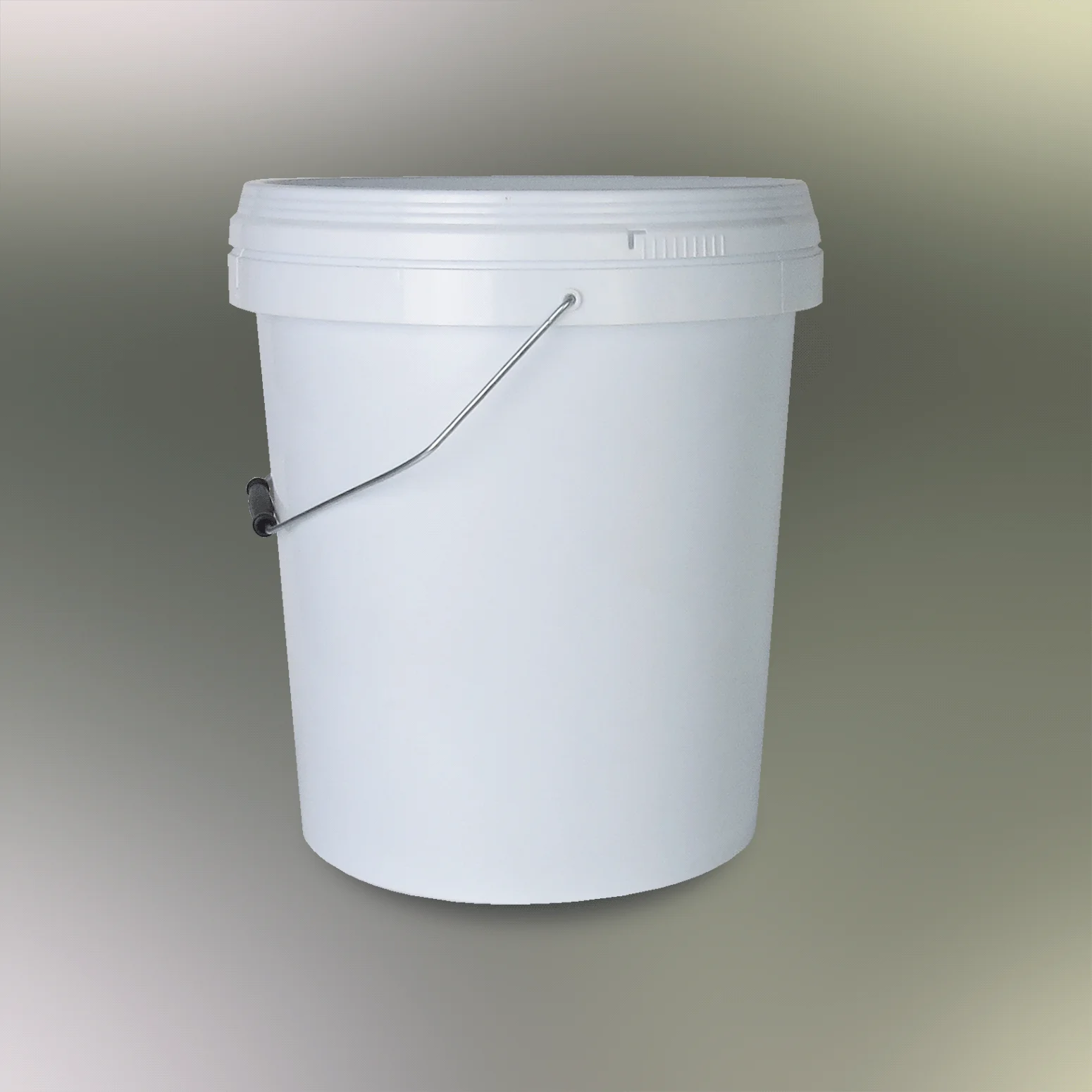 Hot sale 17L opened many times paint Grade plastic buckets with handle paint plastic pail