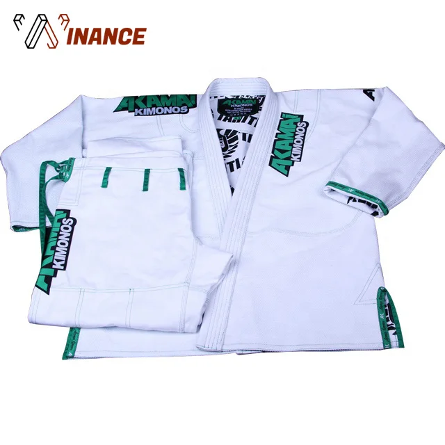 Wholesale custom bjj gi kimono brazilian jiu jitsu gi in 100% cotton pearl weave jiu jitsu uniform shoyoroll gi