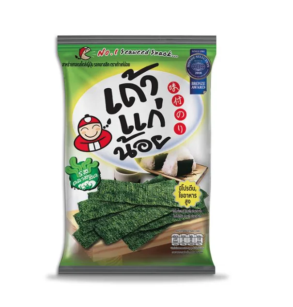 
thai seaweed snack thailand taokaenoi classic taste crispy style original 