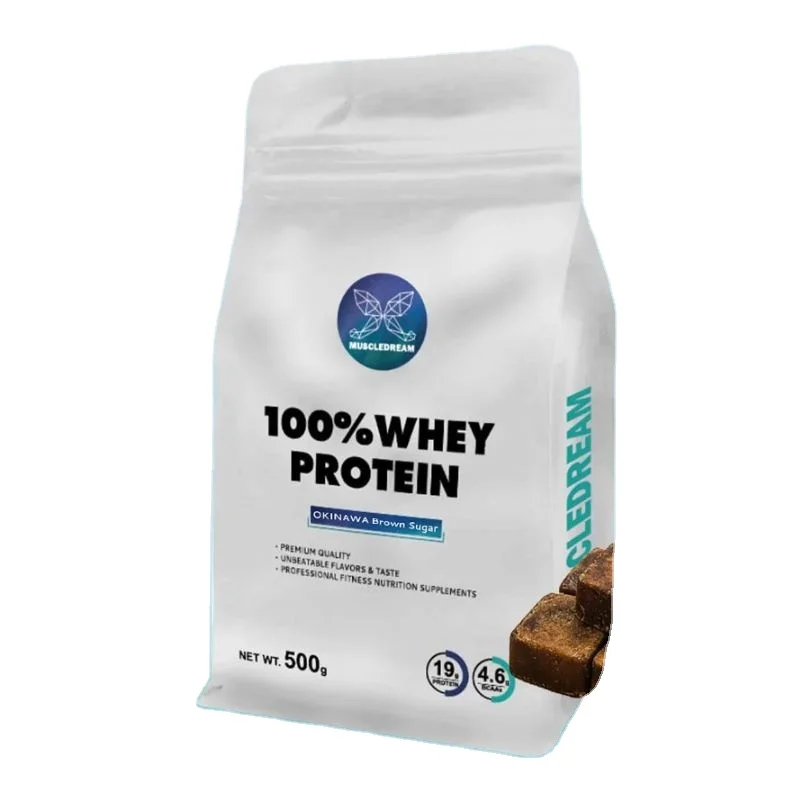 
sport supplement OKINAWA brown sugar flavor whey protein 
