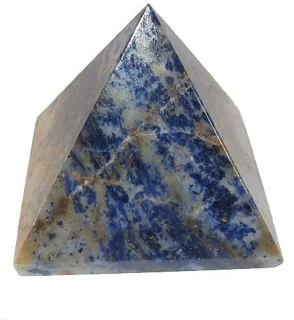 Natural Healing Home Decoration and Meditation Use Sodalite Crystal Pyramids at Wholesale Prices from India
