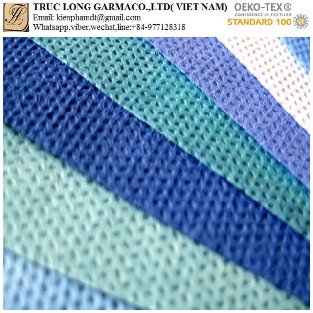 Vietnam Suppliers Polypropylene Non Woven Raw Material, Biodegradable Spunbond Non Woven Roll, PP Nonwoven Fabric