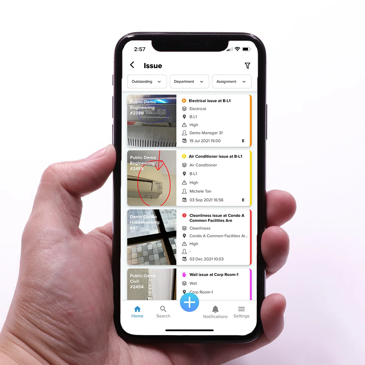 Time Saving Building Incident Management an Innovative CMMS to Create Work Orders By Snap Picture Record Video or Scan QR Code