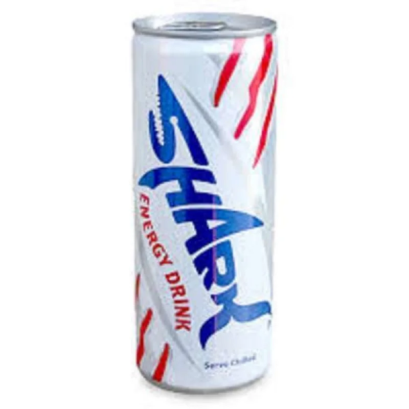 
Shark Energy Drink 250 ML cans for export 