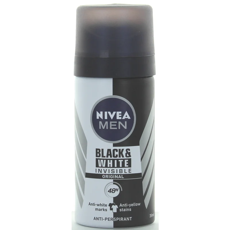 NIVEA for MEN DEO SPRAY INVISIBLE BLACK&WHITE 35