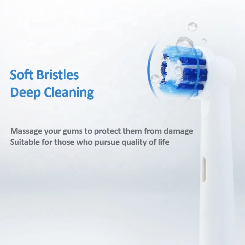 
In Stock 4pcs Oral Electric Replaceable Toothbrush Head Tooth Brush Removable Vibrator Teeth Brush Head SB-17A Replacement B 