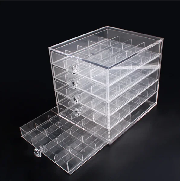 Акриловый ящик для хранения 4/5 органайзер часов браслетов косметики поп-магазин акриловый демонстрации ювелирных изделий