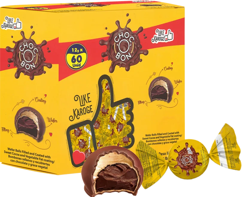 Шарики с вафельным наполнителем молока Choco 720gms по лучшей цене