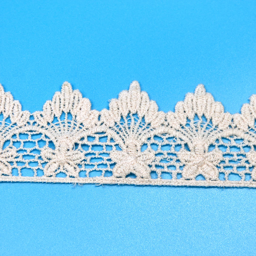 Новинка, модная вышивка, 100% хлопок, кружевной материал, вышивка для платья