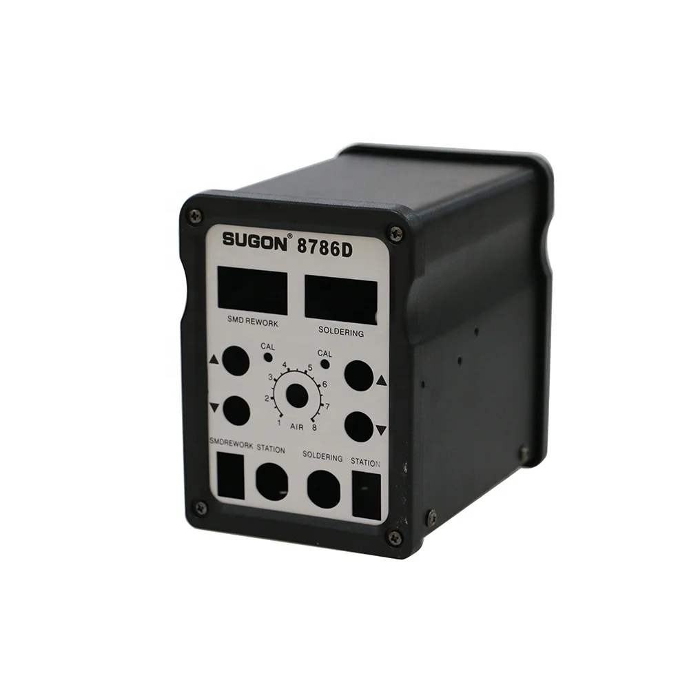 SUGON 8786D 2-в-1 SMD горячий воздух паяльная цифровая горячего воздуха припой станция для ремонта