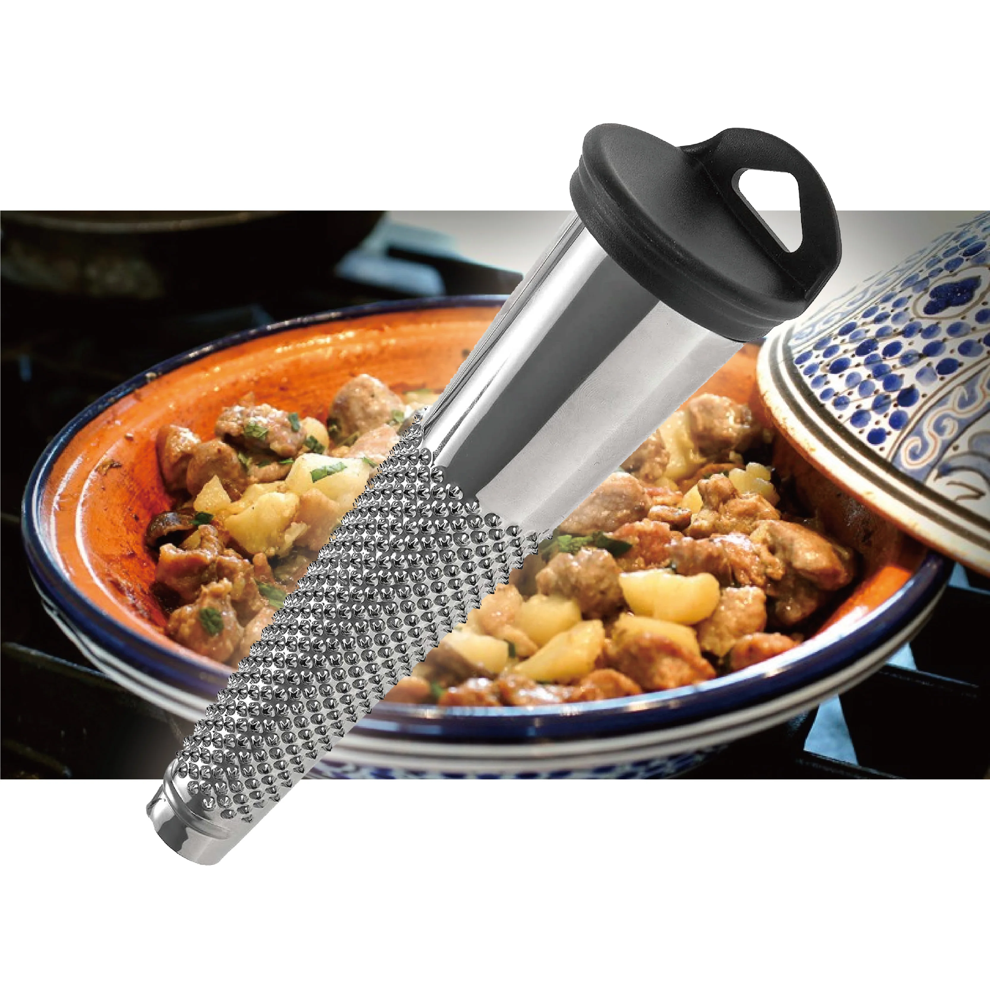 modern design stainless steel nutmeg grater metal rasp