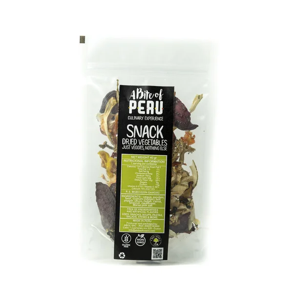 
Обезвоженные андские овощи, закуска 