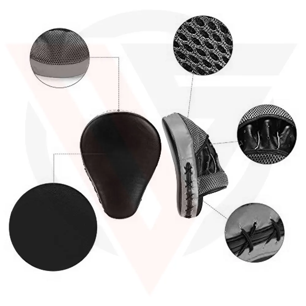 
Custom Size Foam Boxing Pad MMA Thai Kick Pad For Wrist Sport Karate Training Mitt Focus Punch Pad In Top Quality 