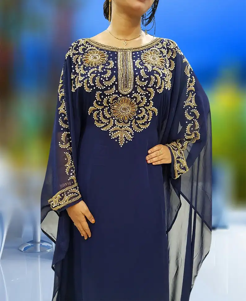 DUBAI FANCY KAFTAN PARTYWEAR FARASHA TRENDY CAFTAN STYLE