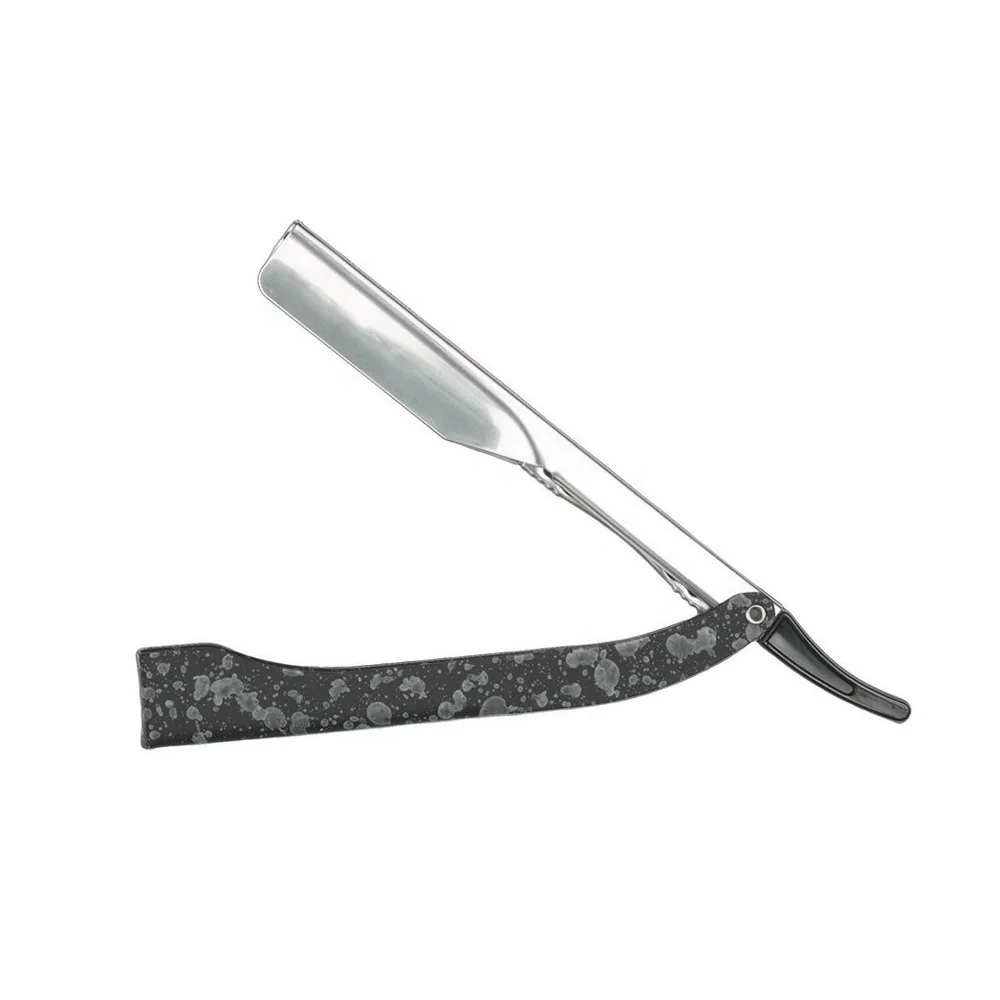 Прямые парикмахерские бритвы с лезвиями из нержавеющей стали ножи для удаления волос бороды